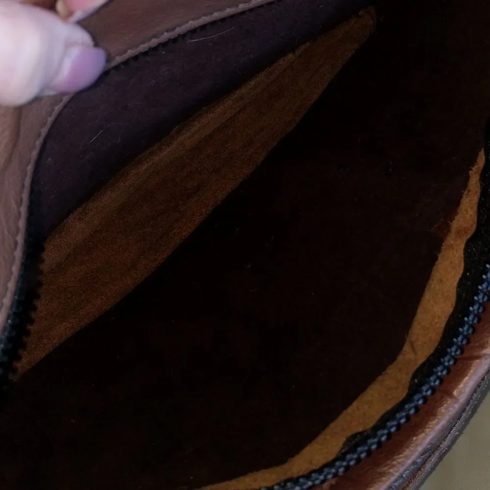 Vintage Recycle Cowboy Boot Purse- Hair on hide🐎 - Picture 7 of 15